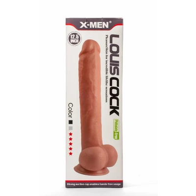 Veliki realistični crni dildo 32cm XMEN000172