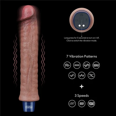 Veliki realistični vibro dildo 24cm LVTOY00714