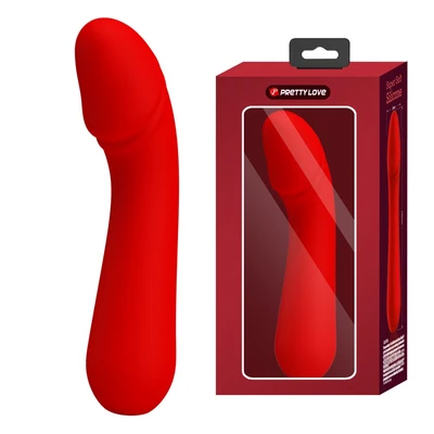 Vibrator crveni za stimulaciju G tačke 15cm DEBRA01655