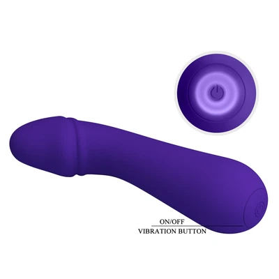 Vibrator ljubičasti za stimulaciju G tačke 15cm DEBRA01656