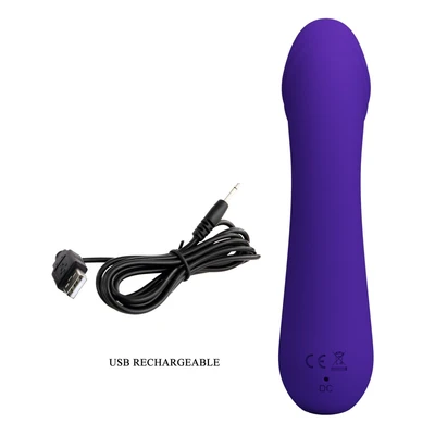 Vibrator ljubičasti za stimulaciju G tačke 15cm DEBRA01656