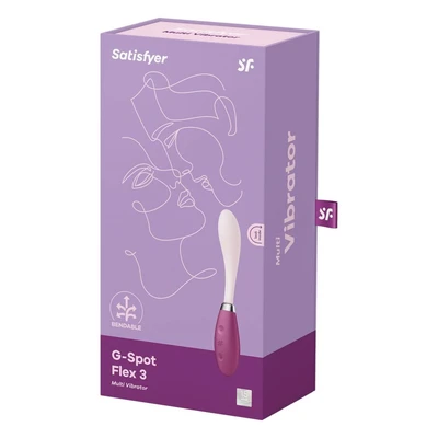 Vibrator za G tačku crveni SATISFY383