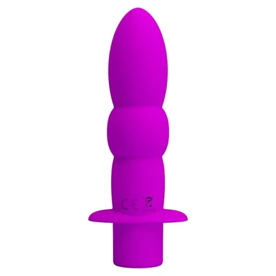 Vibro analni dildo 11cm ljubičasti DEBRA01349