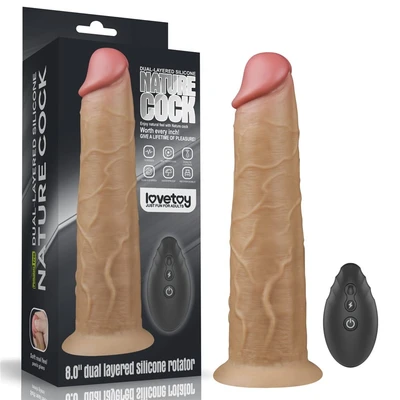 Vibro dildo 20cm na daljinski LVTOY00542