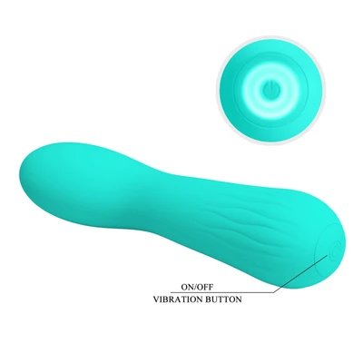 Zeleni vibrator za stimulaciju G tačke 15cm DEBRA01660