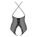 Ženski crni providni bodi S/M veličine OBSES00193